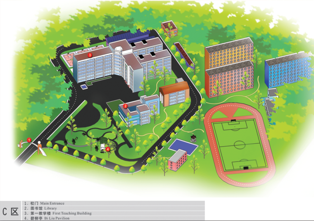 CQU Map (Campus A)-留学重大